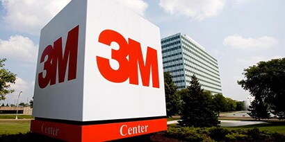 3M-skilt på en campus
